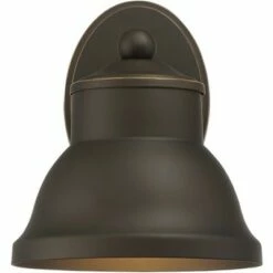 Franklin Iron Works Farmhouse Industrial Outdoor Wall Light Fixture Oil-Rubbed Bronze 9 1/4" Exterior House Porch Patio Outside -Outdoor Lighting Official Shop unnamed file 4025