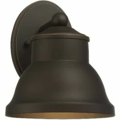 Franklin Iron Works Farmhouse Industrial Outdoor Wall Light Fixture Oil-Rubbed Bronze 9 1/4" Exterior House Porch Patio Outside -Outdoor Lighting Official Shop unnamed file 4026