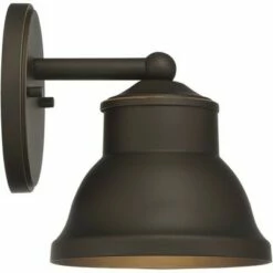 Franklin Iron Works Farmhouse Industrial Outdoor Wall Light Fixture Oil-Rubbed Bronze 9 1/4" Exterior House Porch Patio Outside -Outdoor Lighting Official Shop unnamed file 4027