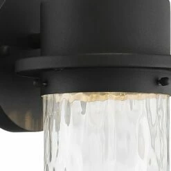 Possini Euro Design Modern Outdoor Wall Light Fixture LED Textured Black 9 1/4" Clear Hammered Glass for House Porch Patio Deck 8 Possini Euro Design Modern Outdoor Wall Light Fixture LED Textured Black 9 1/4" Clear Hammered Glass for House Porch Patio Deck -Outdoor Lighting Official Shop unnamed file 4029