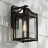 Franklin Iron Works Rustic Farmhouse Outdoor Wall Light Fixture Bronze 12 1/2" Clear Beveled Glass Panel for Exterior House Porch 1 Franklin Iron Works Rustic Farmhouse Outdoor Wall Light Fixture Bronze 12 1/2" Clear Beveled Glass Panel for Exterior House Porch -Outdoor Lighting Official Shop unnamed file 4034