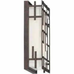 Possini Euro Design Modern Outdoor Wall Light Fixture Dimmable LED Bronze 9 1/4" White Cased Glass for Exterior House Porch Patio 10 Possini Euro Design Modern Outdoor Wall Light Fixture Dimmable LED Bronze 9 1/4" White Cased Glass for Exterior House Porch Patio -Outdoor Lighting Official Shop unnamed file 4044