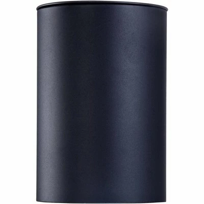 Possini Euro Design Modern Outdoor Wall Light Fixture LED Black 7 1/2" Cylinder Downlight for Exterior House Porch Patio Deck 4 Possini Euro Design Modern Outdoor Wall Light Fixture LED Black 7 1/2" Cylinder Downlight for Exterior House Porch Patio Deck - Image 2