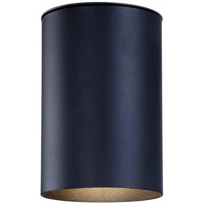 Possini Euro Design Modern Outdoor Wall Light Fixture LED Black 7 1/2" Cylinder Downlight for Exterior House Porch Patio Deck 5 Possini Euro Design Modern Outdoor Wall Light Fixture LED Black 7 1/2" Cylinder Downlight for Exterior House Porch Patio Deck - Image 3