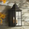 John Timberland Rustic Outdoor Wall Light Fixture Black Gold 4-Light 24 3/4" Clear Glass for Exterior House Porch Patio Outside 2 John Timberland Rustic Outdoor Wall Light Fixture Black Gold 4-Light 24 3/4" Clear Glass for Exterior House Porch Patio Outside -Outdoor Lighting Official Shop unnamed file 4175