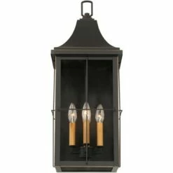 John Timberland Rustic Outdoor Wall Light Fixture Black Gold 4-Light 24 3/4" Clear Glass for Exterior House Porch Patio Outside 12 John Timberland Rustic Outdoor Wall Light Fixture Black Gold 4-Light 24 3/4" Clear Glass for Exterior House Porch Patio Outside -Outdoor Lighting Official Shop unnamed file 4178