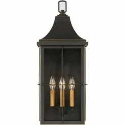 John Timberland Rustic Outdoor Wall Light Fixture Black Gold 4-Light 24 3/4" Clear Glass for Exterior House Porch Patio Outside 13 John Timberland Rustic Outdoor Wall Light Fixture Black Gold 4-Light 24 3/4" Clear Glass for Exterior House Porch Patio Outside -Outdoor Lighting Official Shop unnamed file 4179
