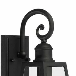 John Timberland Modern Industrial Outdoor Wall Lights Fixtures Set of 2 Crisp Black Cage 16" Exterior House Porch Patio Outside -Outdoor Lighting Official Shop unnamed file 4207