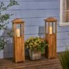 2pk Claudine 47" Standing Acacia Wood Candle Outdoor Lanterns Teak - Christopher Knight Home 1 2pk Claudine 47" Standing Acacia Wood Candle Outdoor Lanterns Teak - Christopher Knight Home -Outdoor Lighting Official Shop unnamed file 421