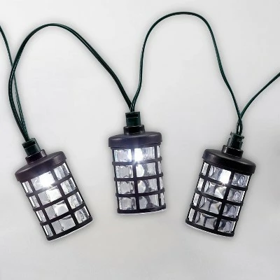 14.7' Smart Solar String Light Amalia Black - 20 White LEDs 2 14.7' Smart Solar String Light Amalia Black - 20 White LEDs