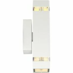 Possini Euro Design Modern Outdoor Wall Sconce Fixture White 10 1/2" Clear Glass Up Down for Exterior House Porch Patio Deck 11 Possini Euro Design Modern Outdoor Wall Sconce Fixture White 10 1/2" Clear Glass Up Down for Exterior House Porch Patio Deck -Outdoor Lighting Official Shop unnamed file 4279