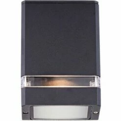 Possini Euro Design Modern Outdoor Wall Light Fixture Black Rectangular 6 1/4" Tempered Clear Glass Up Down for Exterior Porch 10 Possini Euro Design Modern Outdoor Wall Light Fixture Black Rectangular 6 1/4" Tempered Clear Glass Up Down for Exterior Porch -Outdoor Lighting Official Shop unnamed file 4324