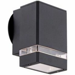 Possini Euro Design Modern Outdoor Wall Light Fixture Black Rectangular 6 1/4" Tempered Clear Glass Up Down for Exterior Porch 11 Possini Euro Design Modern Outdoor Wall Light Fixture Black Rectangular 6 1/4" Tempered Clear Glass Up Down for Exterior Porch -Outdoor Lighting Official Shop unnamed file 4325