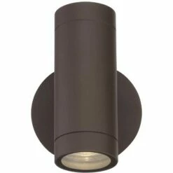 Possini Euro Design Modern Outdoor Wall Light Fixture Matte Bronze Cylinder 6 1/2" Tempered Glass Lens Up Down for Exterior House 10 Possini Euro Design Modern Outdoor Wall Light Fixture Matte Bronze Cylinder 6 1/2" Tempered Glass Lens Up Down for Exterior House -Outdoor Lighting Official Shop unnamed file 4330