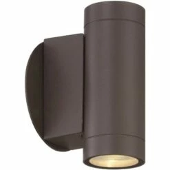 Possini Euro Design Modern Outdoor Wall Light Fixture Matte Bronze Cylinder 6 1/2" Tempered Glass Lens Up Down for Exterior House 11 Possini Euro Design Modern Outdoor Wall Light Fixture Matte Bronze Cylinder 6 1/2" Tempered Glass Lens Up Down for Exterior House -Outdoor Lighting Official Shop unnamed file 4331