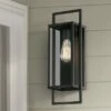 Possini Euro Design Modern Outdoor Wall Light Fixture Textured Black Metal 19" Clear Glass Panel for Exterior House Porch Outside 1 Possini Euro Design Modern Outdoor Wall Light Fixture Textured Black Metal 19" Clear Glass Panel for Exterior House Porch Outside -Outdoor Lighting Official Shop unnamed file 4351