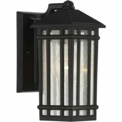 Kathy Ireland Sierra Craftsman 10 1/2"H Black Outdoor Wall Light -Outdoor Lighting Official Shop unnamed file 4364