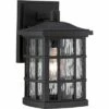 Quoizel Stonington 10 1/2"H Matte Black Outdoor Wall Light -Outdoor Lighting Official Shop unnamed file 4377