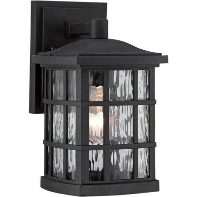 Quoizel Stonington 10 1/2"H Matte Black Outdoor Wall Light 1 Quoizel Stonington 10 1/2"H Matte Black Outdoor Wall Light