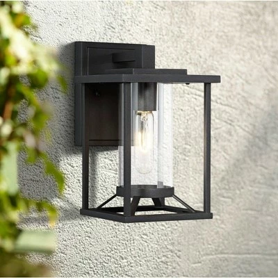 Minka Lavery Trescott 11 1/2" High Black Outdoor Wall Light 3 Minka Lavery Trescott 11 1/2" High Black Outdoor Wall Light