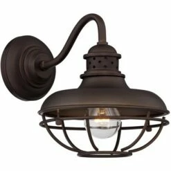Franklin Iron Works Rustic Outdoor Barn Lights Fixtures Set of 2 Oil Rubbed Bronze 9" Open Cage Exterior House Porch Patio Outside 10 Franklin Iron Works Rustic Outdoor Barn Lights Fixtures Set of 2 Oil Rubbed Bronze 9" Open Cage Exterior House Porch Patio Outside -Outdoor Lighting Official Shop unnamed file 4399