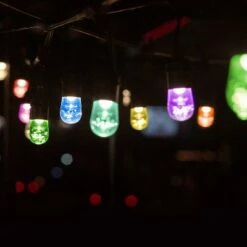 12ct Seasons Wi-Fi Classic Café Outdoor String Lights - Black Wire - Enbrighten