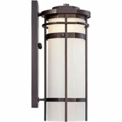Possini Euro Design Modern Outdoor Wall Light Fixture Bronze Metal 12 3/4" Glass Shade for Exterior House Porch Patio Outside 12 Possini Euro Design Modern Outdoor Wall Light Fixture Bronze Metal 12 3/4" Glass Shade for Exterior House Porch Patio Outside -Outdoor Lighting Official Shop unnamed file 4412