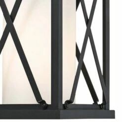 Minka Lavery Lansdale 12 3/4" High Matte Black Outdoor Wall Light