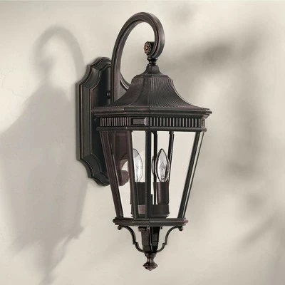 Feiss Cotswold Lane 20 1/2" High Grecian Bronze Outdoor Wall Light 3 Feiss Cotswold Lane 20 1/2" High Grecian Bronze Outdoor Wall Light