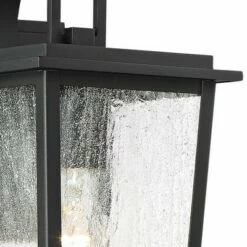 Minka Lavery Cantebury 14 1/4" High Sand Black Outdoor Wall Light