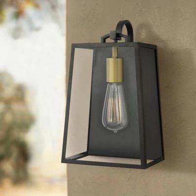 Feiss Lindbergh 13 1/4"H Antique Bronze Outdoor Wall Light 1 Feiss Lindbergh 13 1/4"H Antique Bronze Outdoor Wall Light