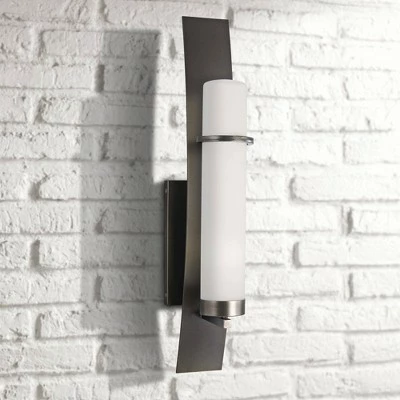 Minka Lavery Arcus Truth 26" High Smoke Iron Outdoor Wall Light 2 Minka Lavery Arcus Truth 26" High Smoke Iron Outdoor Wall Light