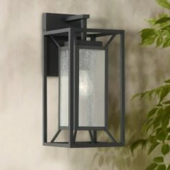 Minka Lavery Harbor View 16 1/2" High Sand Coal Outdoor Wall Light