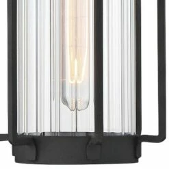 Minka Lavery Avonlea 12 3/4" High Sand Black Outdoor Wall Light