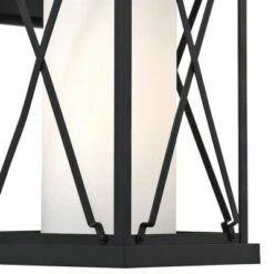 Minka Lavery Lansdale 18" High Matte Black Outdoor Wall Light