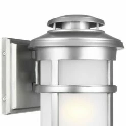 Feiss Newport 13"H Painted Brushed Steel Outdoor Wall Light
