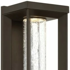 Minka Lavery Shore Pointe 19" High Oil Rubbed Bronze LED Outdoor Wall Light
