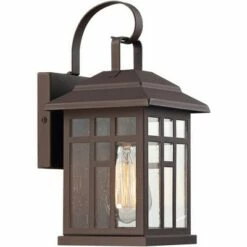 John Timberland Outdoor Wall Lights Set of 2 Fixture Carriage Style Bronze 12 1/2" Clear Glass Lantern Exterior House Porch Patio 11 John Timberland Outdoor Wall Lights Set of 2 Fixture Carriage Style Bronze 12 1/2" Clear Glass Lantern Exterior House Porch Patio -Outdoor Lighting Official Shop unnamed file 455