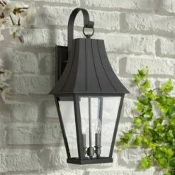 Minka Lavery Chateau Grande 24 1/4" High Coal Outdoor Wall Light