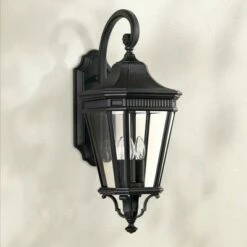 Feiss Cotswold Lane 23 3/4"H Black Outdoor Wall Light
