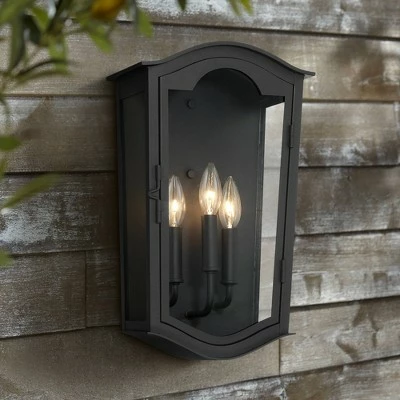 Minka Lavery Houghton Hall 16 3/4" High Sand Coal Outdoor Wall Light 2 Minka Lavery Houghton Hall 16 3/4" High Sand Coal Outdoor Wall Light