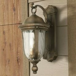 Minka Lavery Havenwood 21 3/4" H Tavira Bronze and Alder Silver Outdoor Wall Light