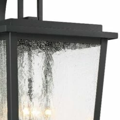 Minka Lavery Cantebury 23" High Sand Black 4-Light Outdoor Wall Light