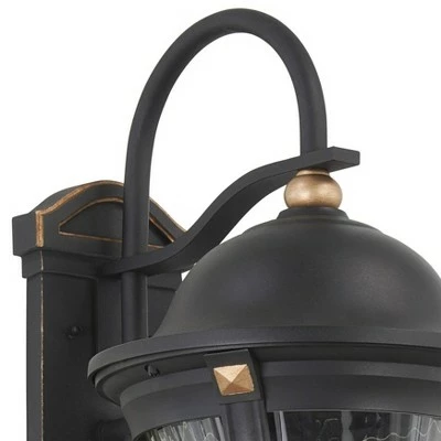 Minka Lavery Peale Street 21 3/4" H Sand Coal and Vermeil Gold Outdoor Wall Light 4 Minka Lavery Peale Street 21 3/4" H Sand Coal and Vermeil Gold Outdoor Wall Light - Image 2