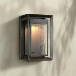 Feiss Urbandale 16 1/4" High Antique Bronze LED Outdoor Wall Light