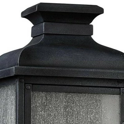 Feiss Pediment 24" High Zinc 3-Light Outdoor Wall Light 5 Feiss Pediment 24" High Zinc 3-Light Outdoor Wall Light - Image 3