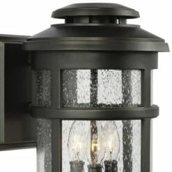 Feiss Newport 16"H Antique Bronze Outdoor Wall Light