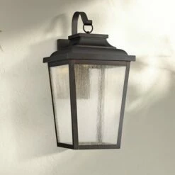 Minka Lavery Irvington Manor 24 1/4" High Bronze LED Outdoor Wall Light
