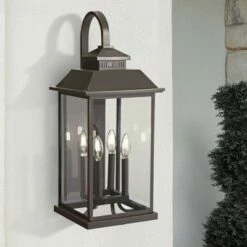 Minka Lavery Miner's Loft 25 1/2"H Oil-Rubbed Bronze Outdoor Wall Light