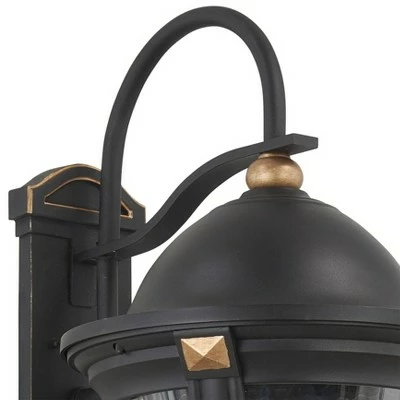 Minka Lavery Peale Street 33" H Sand Coal and Vermeil Gold Outdoor Wall Light 4 Minka Lavery Peale Street 33" H Sand Coal and Vermeil Gold Outdoor Wall Light - Image 2